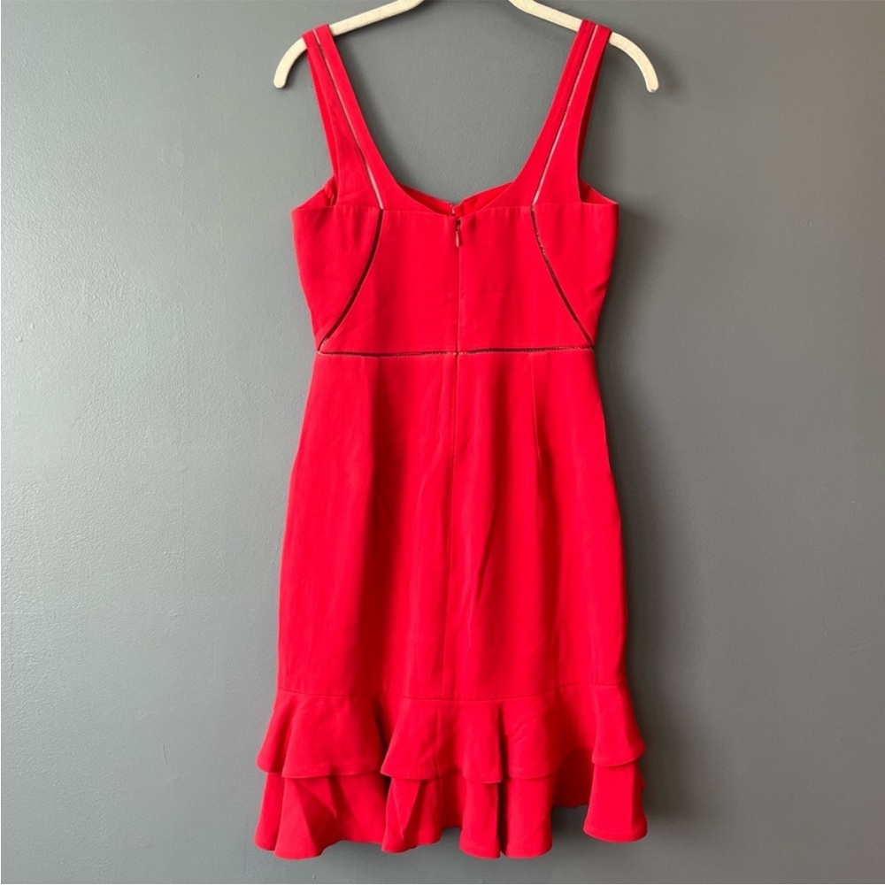 Jonathan Simkhai Crepe Combo Mini Ruffle Dress - Picture 5 of 9